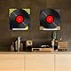 IKOPFLN Schallplattenständer, 6 stk 4 inch Vinyl Schallplatten Wandhalterung, Acryl schallplattenregal, Platten Regal mit Schrauben für Platten Fotoalbum und Sammlerstücke