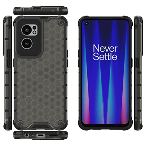 Image of Glasgow Back Case Cover Compatible with OnePlus Nord CE 2 5G (Stylish Design) - Black