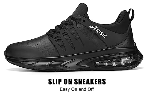 ARISIC Sapatos Masculinos para Serviço de Alimentação, Tênis de Trabalho Antiderrapantes À Prova D'