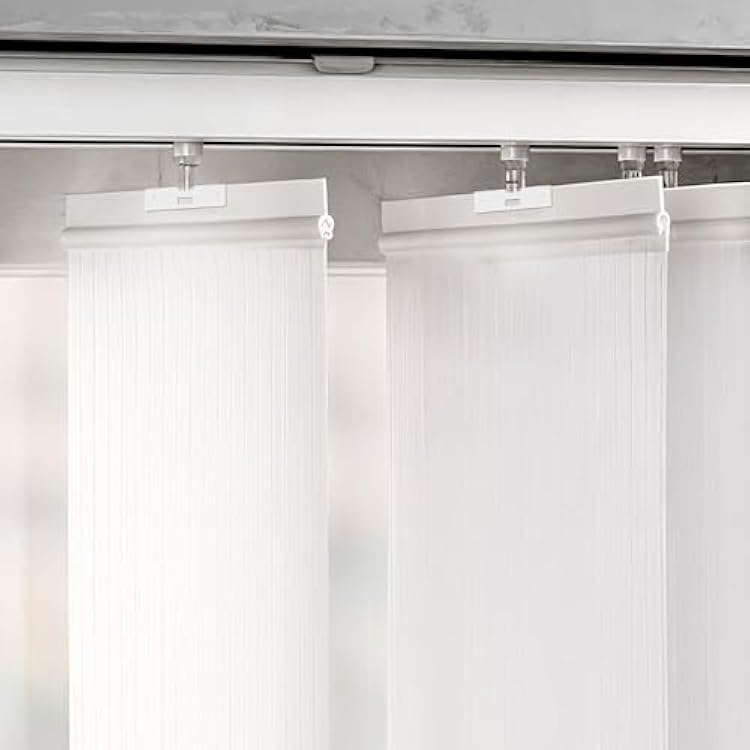 Vertical Blind Repair Vane Savers, 16PCS Metal Vertical Blind Repair Tabs, White Vertical Blinds Replacement Slats for Vertical Blinds Replacement Slats