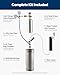VEVOR Beer Kegerator, Single Tap Commercial Draft Beer Dispenser for D system, Full Size Keg Refrigerator with 5lbs CO2 Tank, Hold 2 Sixth / 3 Ball lock keg, Silver