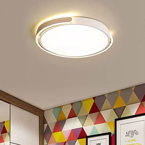 Plafond éclairage LED round plat 6000K pour intérieur moderne