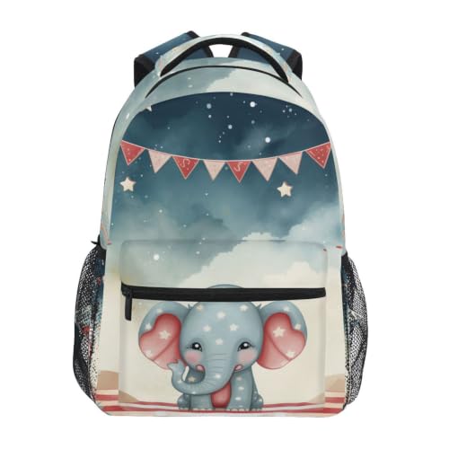 Sac bandoulière éléphant mignon avec bretelles ajustables pour voyages