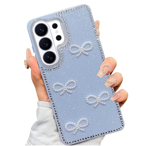 Image of DIZORO for Samsung Galaxy S26 Ultra 5G case,Cute Bow Tie Aesthetic Phone Case,Trendy Slim Hard IMD Shockproof Protective Bumper Designer Phone Back Cover for Women Girls - Sierra