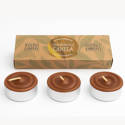 Vela Aromática Perfumada Emb. 3 Unids - Canela
