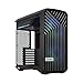 Fractal Design Torrent Compact RGB Black - Light Tint Tempered Glass Side Panels - Open Grille for Maximum air Intake - Two 180mm RGB PWM Fans Included - Type C - ATX Airflow Mid Tower PC Gaming Case