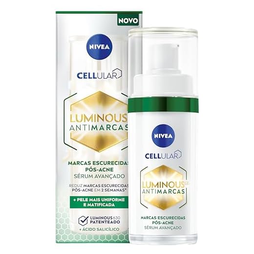 NIVEA Sérum Facial Cellular Luminous 630® ANTIMARCAS Acne 30ml