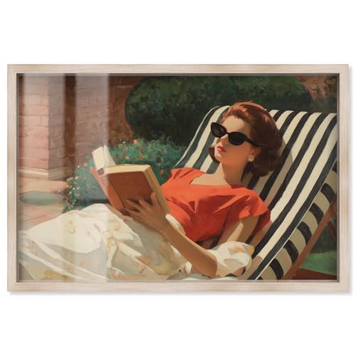Sun-Kissed Chapters II Shadowbox Print Summer Decor by Art Remedy,