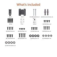 Amazon Basics Feste TV-Wandhalterung für 12 bis 40-Zoll Fernseher und VESA, 30.5-101.6 cm, Schwarz, 200 x 200 (Packung mit 2) – Ansicht 7