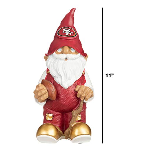 Image of NFL Resin 11.5 inch Team Logo Outdoor Garden Statue Gnome