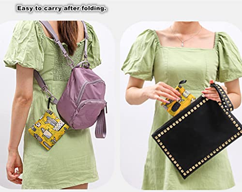 Alimitopia Reusable Folding Rip-Stop Nylon Grocery Totes #TOP25