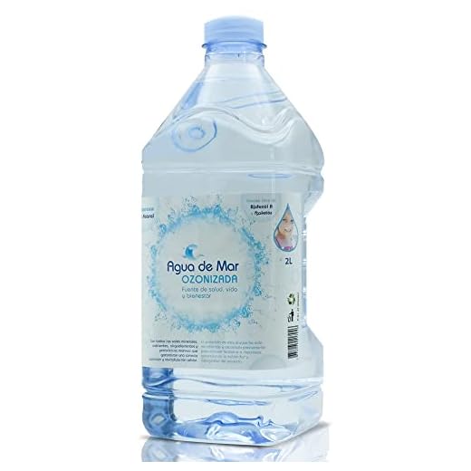 OZONO D'OR - Agua de Mar para beber ozonizada 100% Natural | Agua Marina Hipertonica para Cocinar, Nutre tu Organismo con todos los Minerales y Oligoelementos