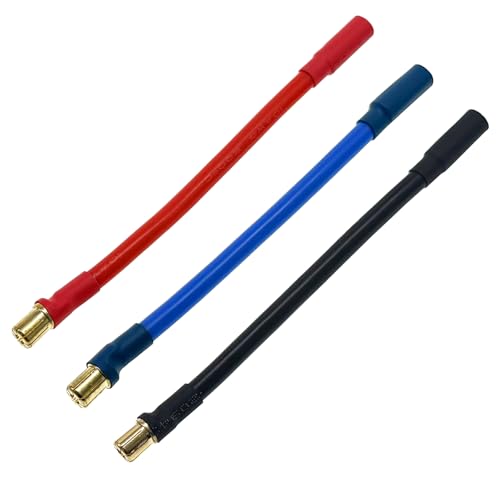 Extensiones ESC 10 AWG para ampliar el cableado del motor RC en maquetas y coches de carreras