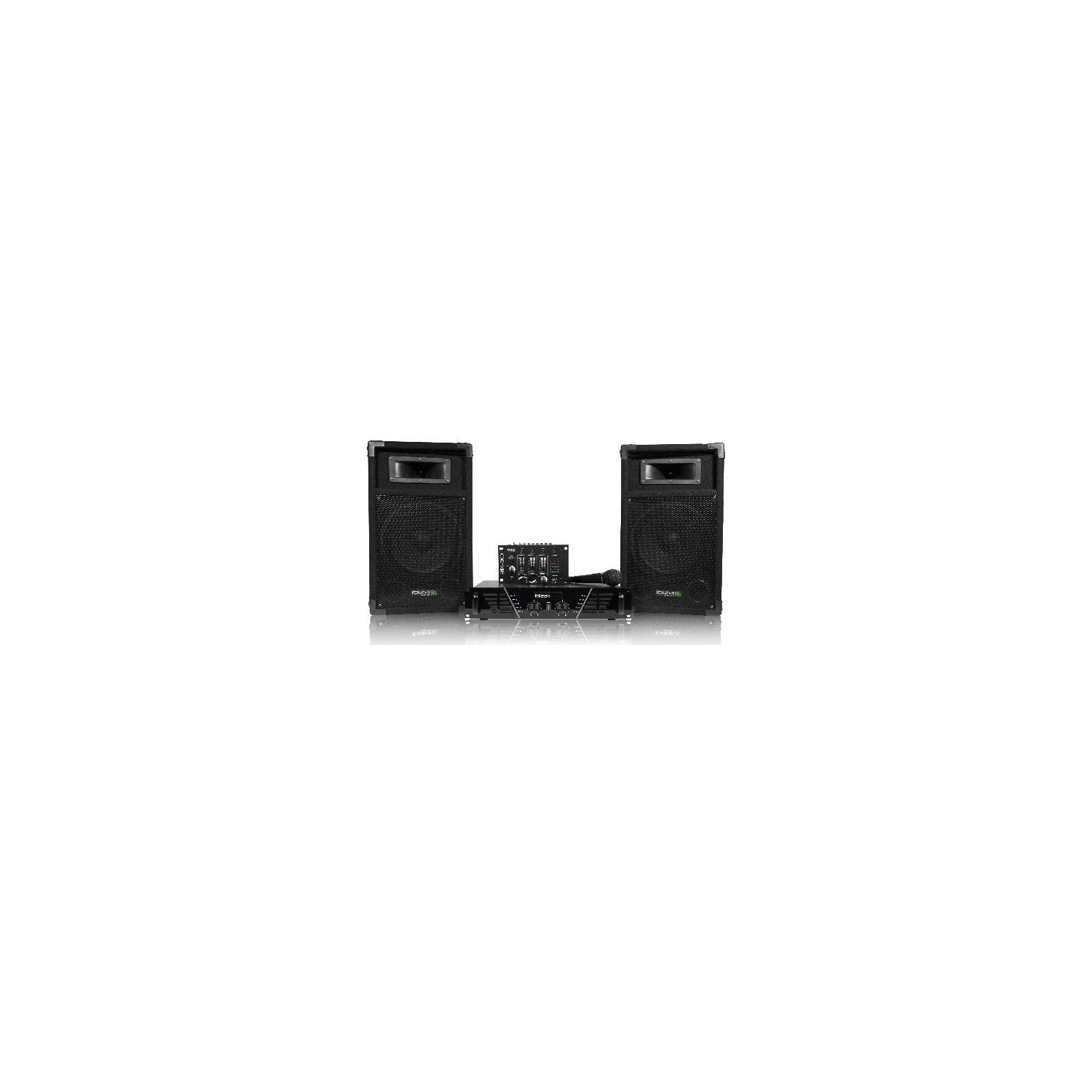 Pack sono 480W + table de mixage + 2 HP + mic