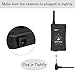 GaiRen Referee Communication System, Professional FBIM Referee Headsets with Earphone for Soccer Volleyball Ofiicial Football Handball (4 Pack)