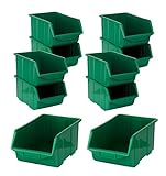 BigDean Sichtlagerkästen-System im 10er Set - Made in EU