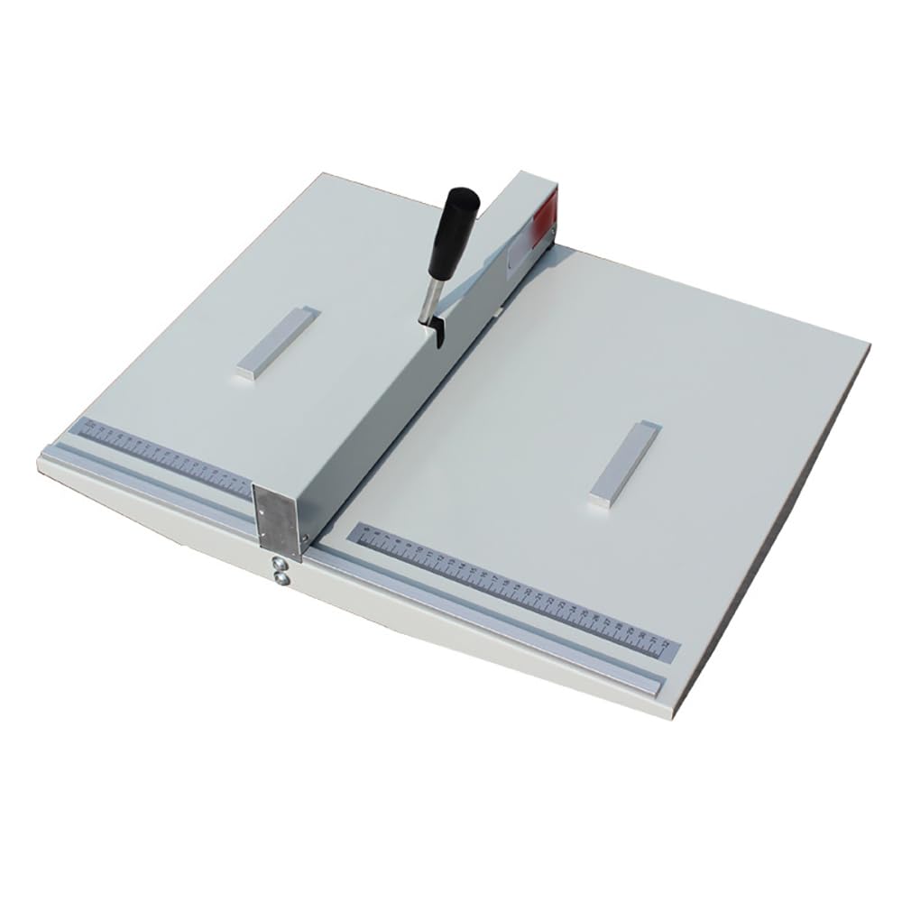 Macchina per cordonatura della carta Piegatura della carta per impieghi gravosi Macchina per carte da libro da tavolo manuale Creaser per copertine lucide Macchina per goffratura manuale Macchina