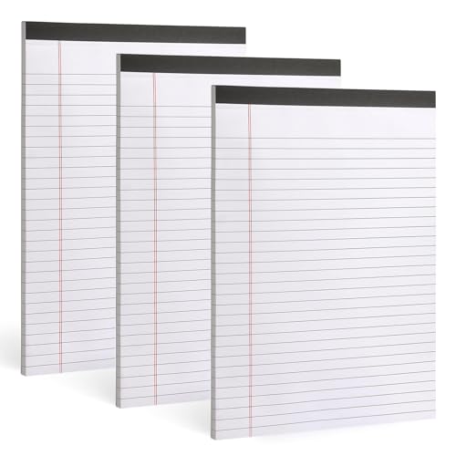 Blocs de notas A4 con papel rayado de 80 g/m² para evitar transferencias de tinta al escribir