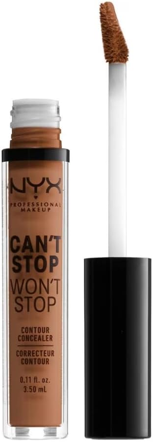 NYX PROFESSIONAL MAKEUP Can't Stop Won't Stop Contour Concealer, Warm Caramel 15.7