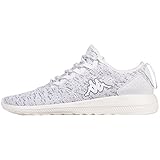  Kappa Unisex-Erwachsene Flap Sneaker, Weiß (1016 White/Grey), 39 EU