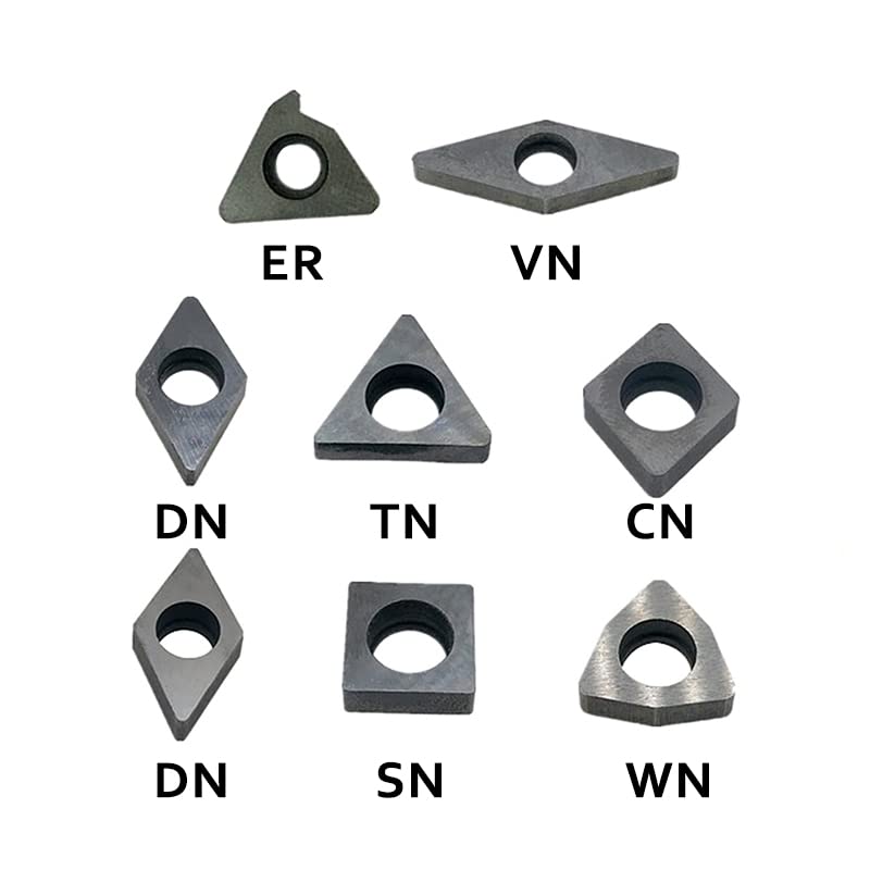 Image of CN1204 DN1504 SN1204 TN1603 WN0804 Carbide Inserts Shim Carbide Shim For Turning Tool Holder Cutting Tool Plate Spare Part - (Hole Dia: CN1203 / Color: 10pieces)