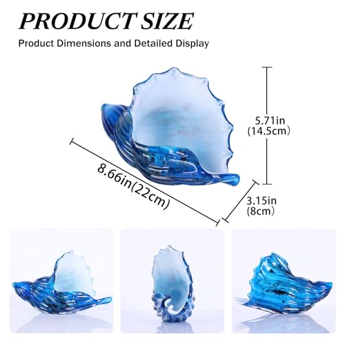 Figurines en verre de mer soufflé cadeau idéal style marin
