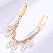 Chain Ring Cubic Zirconia Statement Gold Boho Adjustable Fashion Wedding Rings Engagement Ring for Women Anniversary Birthday Gifts