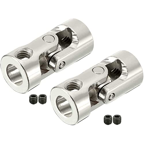 CENPEK 5 Stück 4 mm bis 5 mm Bohrung Motorwellenkupplung Universalgelenk Verbinder mit Set Schrauben für RC Boot Auto