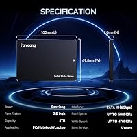 fanxiang S101Q 4TB SATA III SSD 2,5 Zoll Interne Festplatte für PC Laptop – Ansicht 4