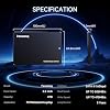 fanxiang 4TB SATA SSD 2.5'' SSD SATA III 6 Gb/s Internal Solid State Drive Up to 500 MB/s 3D NAND SLC Cache for Laptop and PC Desktop Performance Boost 7mm(0.28) S101Q