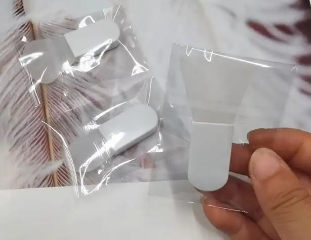 Miniatura 6 de ZA&OL 3 modelos diferentes de Cepillos aplicador cosmético de base de arcilla líquida Facial, vegano blanco de 2.4 in de silicona corto. Mini