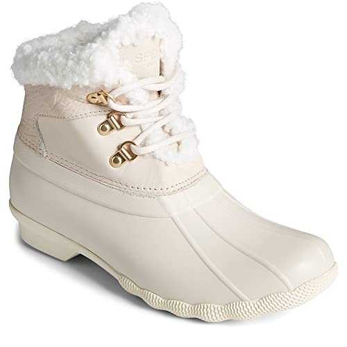Sperry Women's Saltwater Alpine Chelsea Boot, White, 8 #TOP1