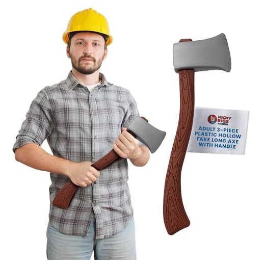 Lumberjack Costumes For Men and Women Fake Plastic Axe