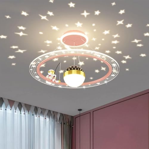 Lampe suspendue LED moderne pour éclairer un salon sombre