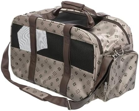 Trixie 28903 Tasche Maxima, erweiterbar, 33 × 32 × 54 cm, beige/braun