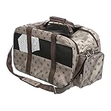 Trixie 28903 Tasche Maxima, erweiterbar, 33 × 32 × 54 cm, beige/braun