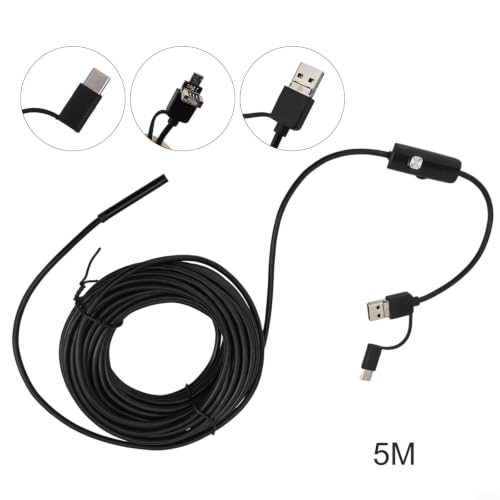 Cámara subacuática para tuberías A-10M con lente de 5.5 mm compatible con Android 5