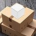 Healvian 10pcs White Corrugated Cardboard Moving Boxes 10x10x10cm Shipping Mailing Packing Storage Carton Box for Industrial and Scientific Packaging Supplies
