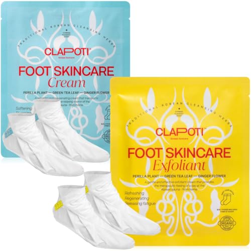 Clapoti FYC8142-220301-A Organic Cleansing & Moisturizing Foot Masks cover