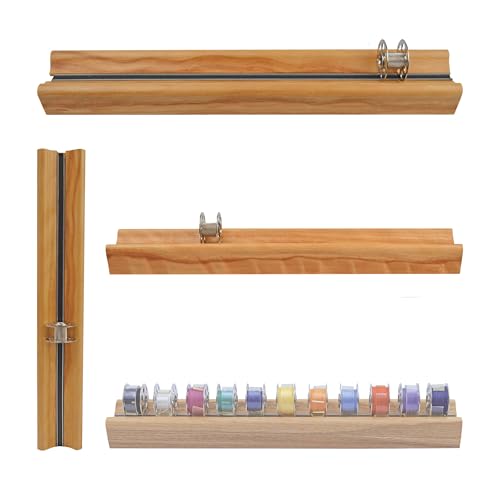 Hardwood Magnetic Bobbin Rack for Class 15 Bobbins
