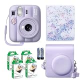 Fujifilm Instax Mini 13 Instant Camera Dreamy Purple + Fuji Film Value Pack (40 Sheets) + Tudak...