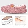 EverFoams Women's Fuzzy Full Slippers Soft Comfy Faux Shearling Memory Foam Indoor House Shoes, Pink, 5-6 UK #2