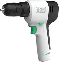 Vista 1 de BLACK+DECKER Reviva - Taladro inalámbrico de 12 V, par de 230 libras, hecho de material reciclado (REVCDD12C)