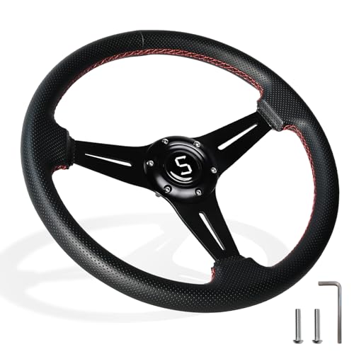 Shu-Ran Steering Wheel Fit Club Car EZGO Yamaha, 13.7