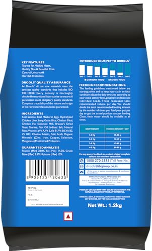 Image of Drools Adult Dry Cat Food Ocean Fish 1.2kg Pack