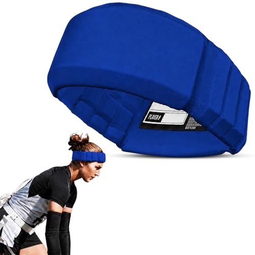 Gamebreaker Aura - Protective Headband - Lightweight Soccer & Flag Football Headgear with Quick-Wick Moisture Control - Unisex Sized for Youth & Adult (Royal Blue, M-L)