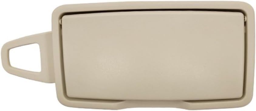 Car Interior Front Sun Shade Visor Makeup Cosmetic Mirror Cover Fit for Mercedes Benz C GLC Class W205 W253 C200 C300 2015-2021(Beige,Right)