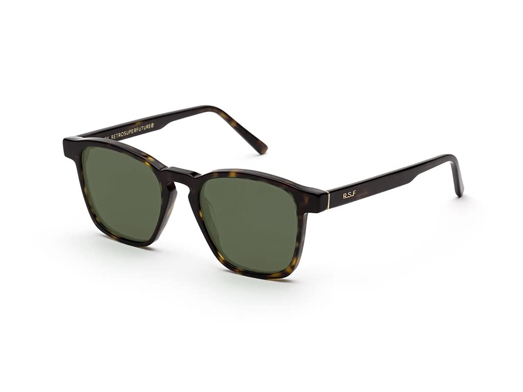 Retrosuperfuture Unisex Brown Sunglasses, 50 Mm, Green Sunglasses Unique Style
