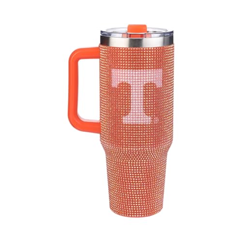 Image of The Memory Company Officially Licensed 40oz TC Bling Game Day Tumbler with Vintage Logo, University of Tennessee