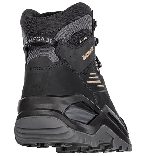 Image of LOWA Men's Renegade EVO GTX MID Boot, Black /Dune, 11 M US